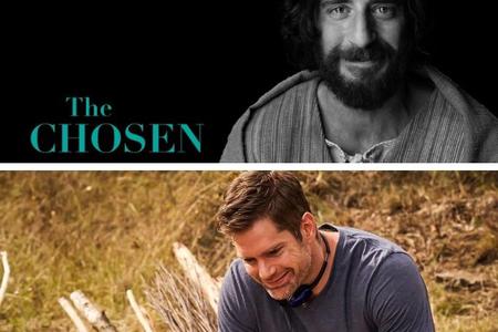 Director-writer Dallas Jenkins (bottom photo) and Catholic actor Jonathan Roumie (top photo) see God’s providence in how The Chosen series is unfolding. 
